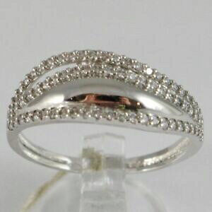 yzlbNX@zCgS[h75018kWRL[rbN3t@Cverettawhite gold ring 750 18k, veretta with zircon cubic , 3 file, wavy