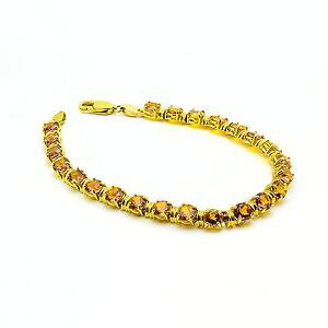 �y���������z�l�b�N���X�@�g�p�[�Y75listing14k�C�F���[�S�[���h listing14k yellow gold red mystic topaz bracelet 75 inches
