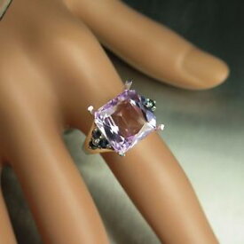 【送料無料】ネックレス　ピンクスターリングシルバーkkゴールドプラチナリング760ct natural pink kunzite 925 sterling silver 9ct 14k 18k gold platinum ring