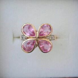 【送料無料】ネックレス　スリランカピンクサファイアローズゴールドリング287ct certified sri lankan pink sapphire rose gold ring