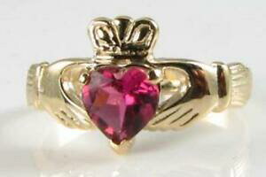 �y���������z�l�b�N���X�@classic 9ct 9kgold pink tourmaline claddagh vintage insring free resizeclassic 9ct 9k gold pink tourmaline claddagh vintag