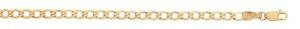 yzlbNX@`F[9ct gold curb chain length 24 375mm wide 67gms