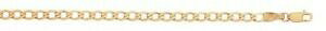 �y���������z�l�b�N���X�@�`�F�[��9ct gold curb chain length 22 375mm width 64gms