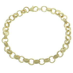 yzlbNX@S[hWjAx`[uXbghallmarked 9ct gold juniors belcher bracelet 7512g rrp 500 b13_75_j