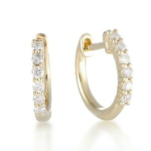 【送料無料】ネックレス kイエローゴールドフープイヤリング25ct tiny 14k yellow gold hoop earrings