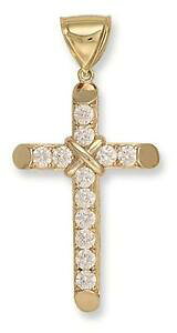 yzlbNX@62mmCF[S[hZbgNXy_gyellow gold claw set cross pendant 62mm