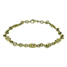【送料無料】ネックレス　9ctリンクadorable 9ct gold fancy knot link bracelet