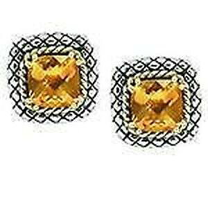 yzlbNX@JfkS[hX^[OVgNbVP[uX^bhCOandrea candela 18k gold sterling citrine cushion 7mm cable stud earrings ace41c