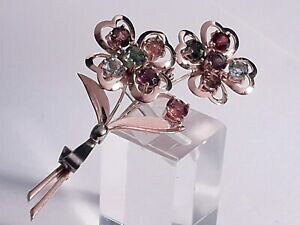 yzlbNX@kzCgCG[S[h}`Zbgu[`stunning 18k white amp; yellow gold multi gemstone set floral brooch