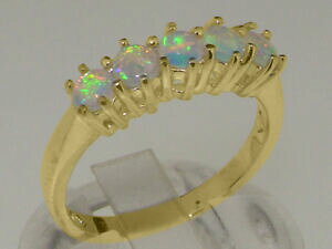 yzlbNX@CG[S[hIp[OTCY14ct yellow gold natural opal womens eternity ring sizes j to z