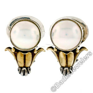 yzlbNX@SXLrAVo[kCG[S[h}x`[bvCOlagos caviar silver 18k yellow gold large 12mm mabe pearl tulip flower earrings