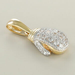 yzlbNX@ 9ctCF[S[hZbg{NVOOuy_g rrp535{bp23_a} 9ct yellow gold gemset boxing glove pendant hallmarked rrp 535 {bp23_a}