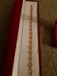 �y���������z�l�b�N���X�@�S�[���h�u���X���b�g listingstunning 22ct gold bracelet 916 hallmark