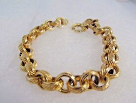 【送料無料】ネックレス　アンカーリンクブレスレットkゴールドanchor link bracelet 14k gold 8l 1054
