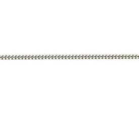 【送料無料】ネックレス　ホワイトゴールドブレスレット18ct gold white filed curb 7519cm bracelet