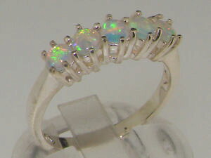 yzlbNX@zCgS[hIp[OTCY14ct white gold natural opal womens eternity ring sizes j to z