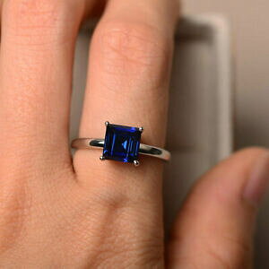 yzlbNX@Tt@CA\bhzCgS[hOTCY150 ct genuine sapphire wedding ring 14k solid white gold rings size l m n p