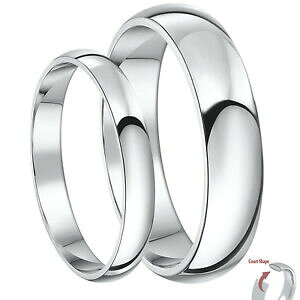 �y���������z�l�b�N���X�@�p���W�E���R�[�gbrand palladium his amp; hers 3amp;5mm 4amp;6mm court shaped wedding rings