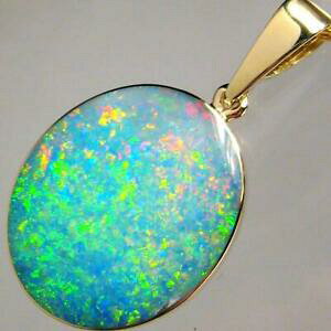 yzlbNX@I[XgAIp[y_gkS[haustralian opal pendant 7ct 14k gold authentic genuine inlay jewelry gift a37