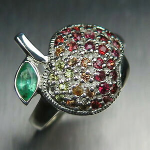 yzlbNX@GhVo[kkS[hv`iOTt@CAnatural green emerald amp; sapphires 925 silver 9ct 14k 18k gold platinum ring