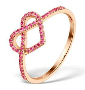 yzlbNX@sNTt@CA[YS[hn[gO027ct pink sapphire 9ct rose gold heart ring
