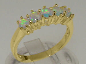 yzlbNX@CG[S[hIp[OTCY18ct 750 yellow gold natural opal womens eternity ring sizes j to z