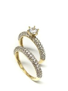 【送料無料】ネックレス ゴールドジルコニウムサイズsolitary wedding ring gold 18k and zirconium oxides sizes of your choice