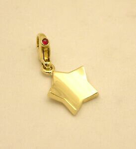 �y���������z�l�b�N���X�@�p�X�N�A�[��bruni�C�F���[�S�[���h charm for bracelet pasquale bruni shaped star yellow gold discounted