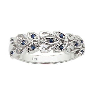 yzlbNX@kzCgS[hTt@CAXN[O10k white gold genuine sapphire scroll anniversary ring