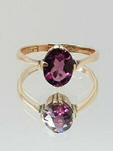 yzlbNX@kCG[S[hAWXgOTCY10ct 10k yellow gold amethyst ring finger size i 12 good condition