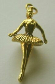 【送料無料】ネックレス　stunning vintage 9ct gold dancing ballerina charmpendant full hallmarks 1973stunning vintage 9ct gold dancing ballerina ch
