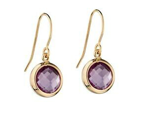 yzlbNX@t@bVCG[S[hp[vAWXg\bhCOhbvfashion 9ct yellow gold purple amethyst gemstone solid drop earrings uk