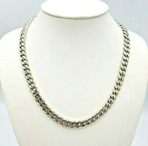 yzlbNX@`F[X^[OVo[heavy curb chain 925 sterling silver 10897t