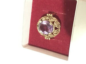 �y���������z�l�b�N���X�@fabulous vintage 9ct gold amethyst foral ringp�A�����J75fabulous vintage 9ct gold amethyst foral ring ukp usa75