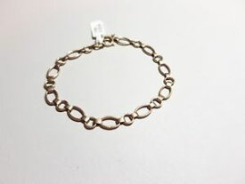 【送料無料】ネックレス　プリイエローゴールドオーバルリンクブレスレットチェーンpre owned 9ct yellow gold oval link bracelet 8 chain