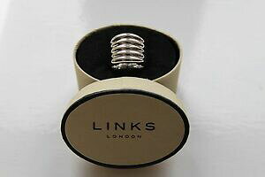 �y���������z�l�b�N���X�@�����h���X�^�[�����O�V���o�[���C�h�����O�����Nlinks of london sterling silver wide hope ring 504554