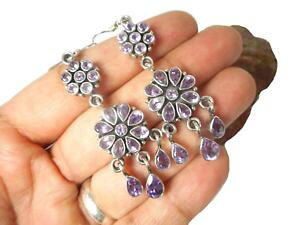 yzlbNX@AWXgX^[OVo[CObig amethyst sterling silver 925 gemstone earrings