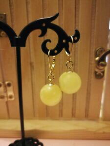 �y���������z�l�b�N���X�@�C�A�����O�o���g14kvtgvtg natural baltic amber bead solid 14k gold continental earrings drop dangle