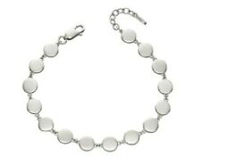 【送料無料】ネックレス　シルバーブレスレットフラットディスクシルバーブレスレット listingfiorelli silver bracelet flat disc silver bracelet b5170