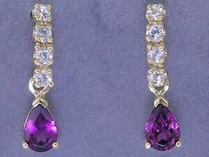 yzlbNX@\bhS[hK[lbgzCgTt@CACOe038 genuine 9ct solid gold natural rhodolite garnet amp; white sapphire earrings