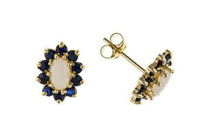 yzlbNX@S[hAIp[Tt@CAX^bhCO9ct gold real opalsapphire stud earrings