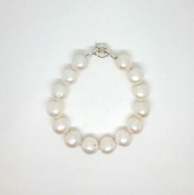 【送料無料】ネックレス　ブレスレットラウンドドルmiran 170483 knotted freshwater pearl bracelet approx 12mm round 19cm rrp 280