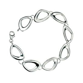 【送料無料】ネックレス　スターリングリンク19cmb3331beginnings sterling silver cut out pebble shape link 19cm bracelet b3331