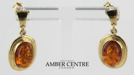 【送料無料】ネックレス　9ctイヤリングズge0001 rrp240イタリアドイツバルトitalian made german baltic amber in 9ct gold drop earrings ge0001 rrp240