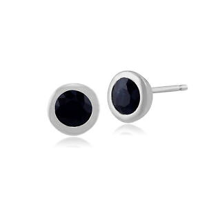 yzlbNX@zCgS[ht[EhTt@CAX^bhCOgemondo 9ct white gold framed round 077ct sapphire stud earrings
