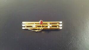 yzlbNX@Be[WS[hfUCAWXgu[`V[hp[vintage 9ct gold floral design broach amethyst 040ct amp; seed pearl