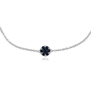 yzlbNX@zCgS[hTt@CANX^uXbggemondo 9ct white gold 039ct sapphire floral cluster 19cm bracelet