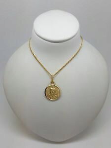 yzlbNX@kS[h_hmiran 222523 9k gold god bless you dio ti protegga medal 19g rrp235