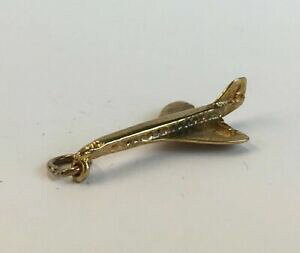 �y���������z�l�b�N���X�@���B���e�[�W�C�G���[�S�[���hvintage 1976 9ct yellow gold concorde charm 25cm in length 17g