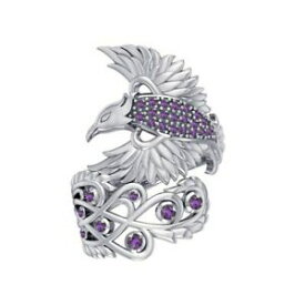 【送料無料】ネックレス　フェニックススターリングシルバーピーターストーンリングflying phoenix gemstone 925 sterling silver ring by peter stone jewelry